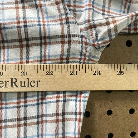 Martin Dingman Countrywear Button Down Shirt Men Large Multicolor LS Plaid Italy - Picture 9 of 11